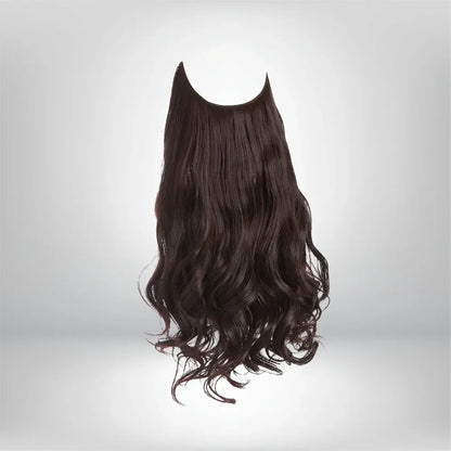 Long Wavy Clip-In Human Hair Extensions Set for Natural Volume