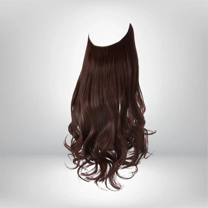 Long Wavy Clip-In Human Hair Extensions Set for Natural Volume
