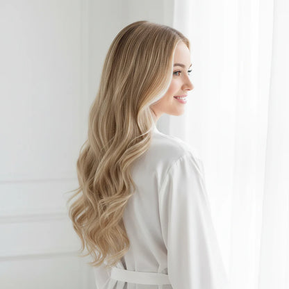 Long Wavy Remy Human Hair Clip-In Extensions