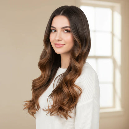 Long Wavy Remy Human Hair Clip-In Extensions