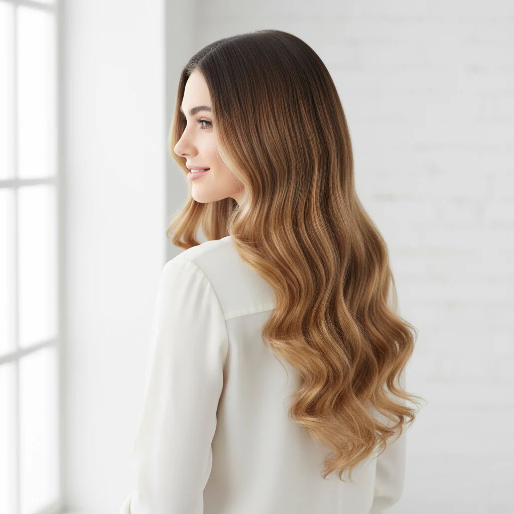 Long Wavy Remy Human Hair Clip-In Extensions