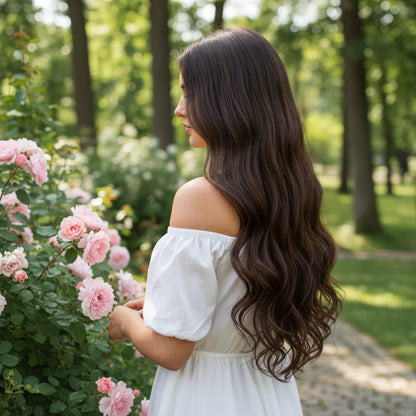 Long Wavy Remy Human Hair Clip-In Extensions