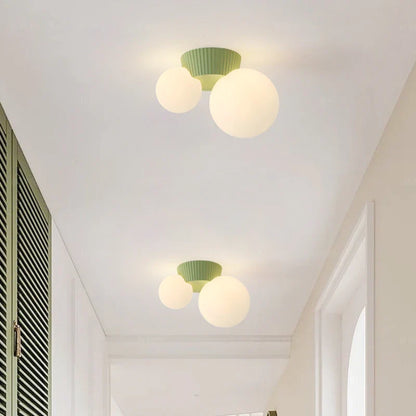 Luméa Modern Double Globe Ceiling Light – French-Inspired Design