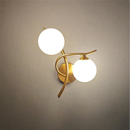 Lunara Nordic Dual Globe LED Wall Sconce Design