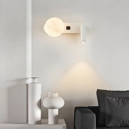 LunarBeam Dual Wall Sconce | Contemporary Nordic Bedside Lighting