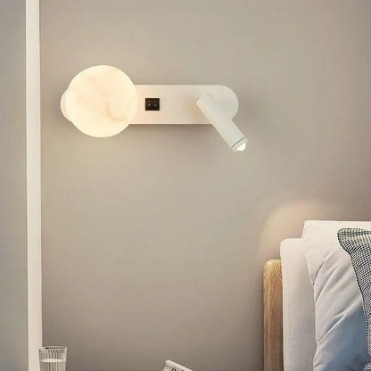 LunarBeam Dual Wall Sconce | Contemporary Nordic Bedside Lighting