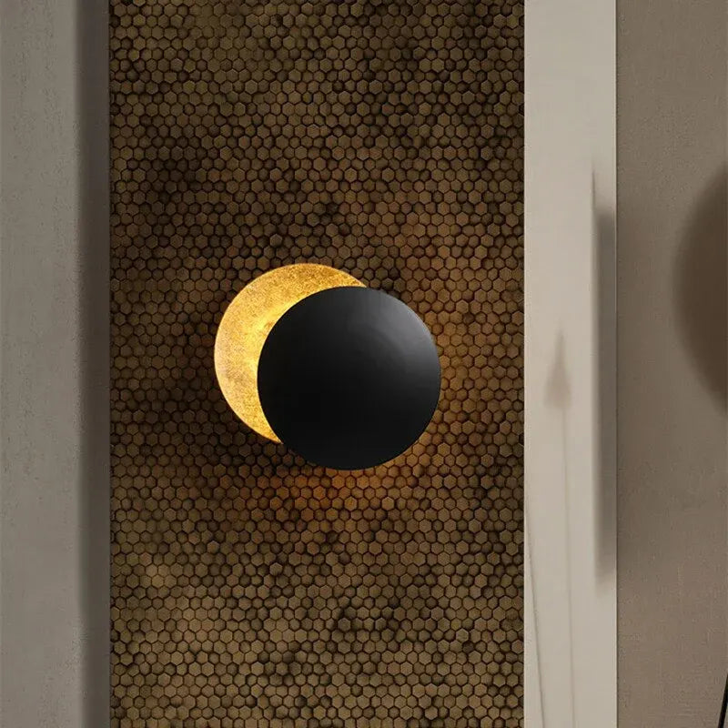 Lunaris Solar Eclipse Wall Sconce | Modern Contemporary Lighting Fixture