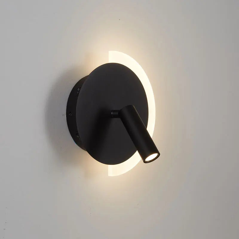 LunaSpot LED Wall Sconce | Contemporary Bedside Lighting Design