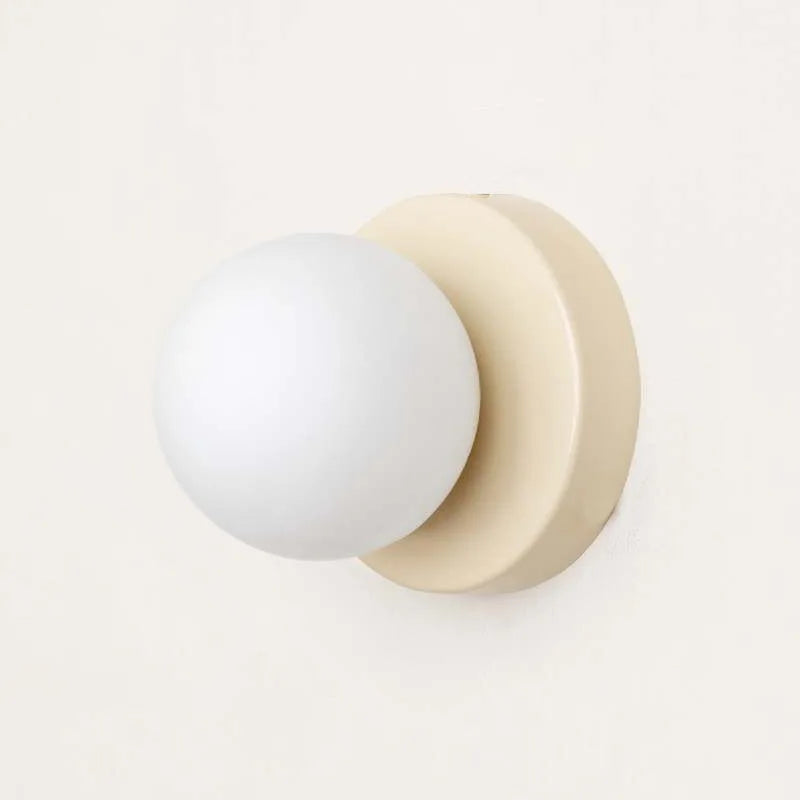 Macaron LED Wall Sconce | Modern Colored Glass Light Fixture