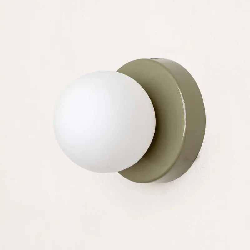 Macaron LED Wall Sconce | Modern Colored Glass Light Fixture
