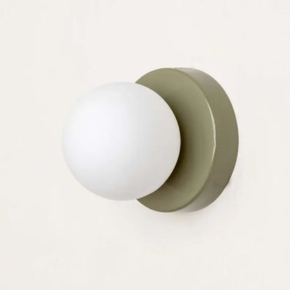 Macaron LED Wall Sconce | Modern Colored Glass Light Fixture