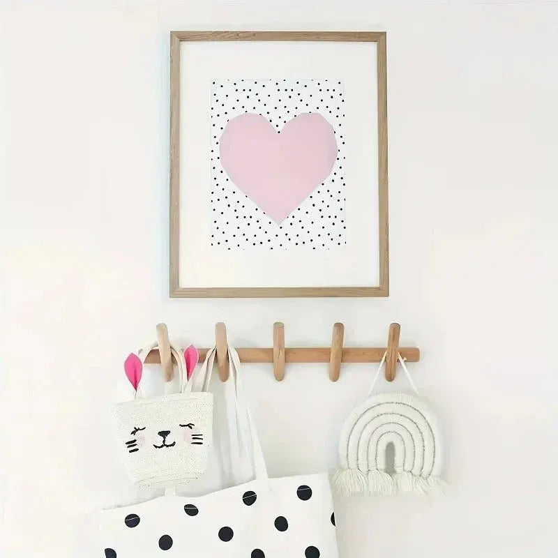 Maeve Solid Oak Wall-Mounted Organizer Rack