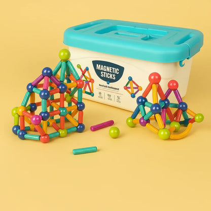 Magnetic Building Blocks STEM Learning Toy Set