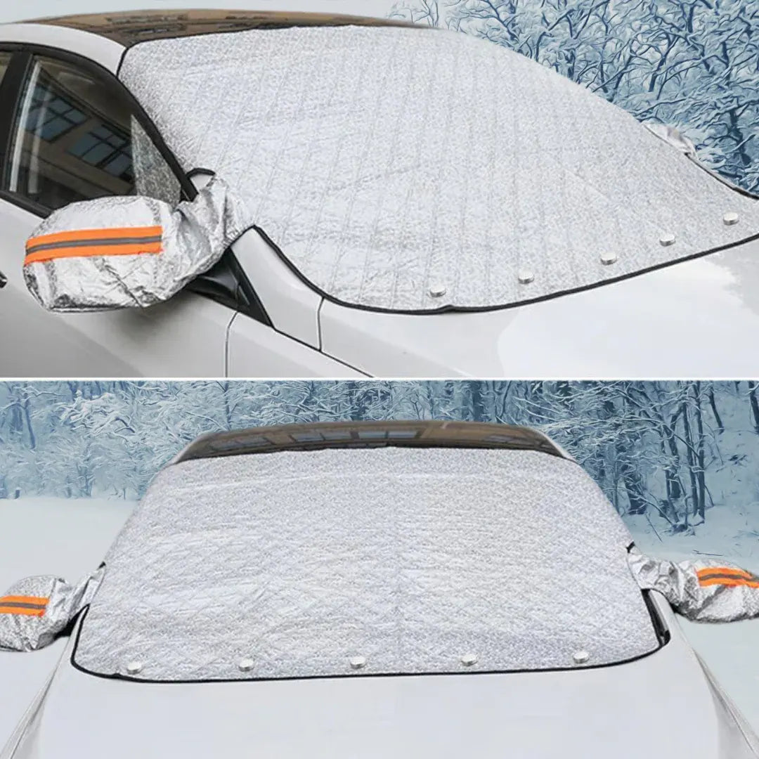 Magnetic Car Windshield Cover - All Weather Snow & Ice Protection Shield