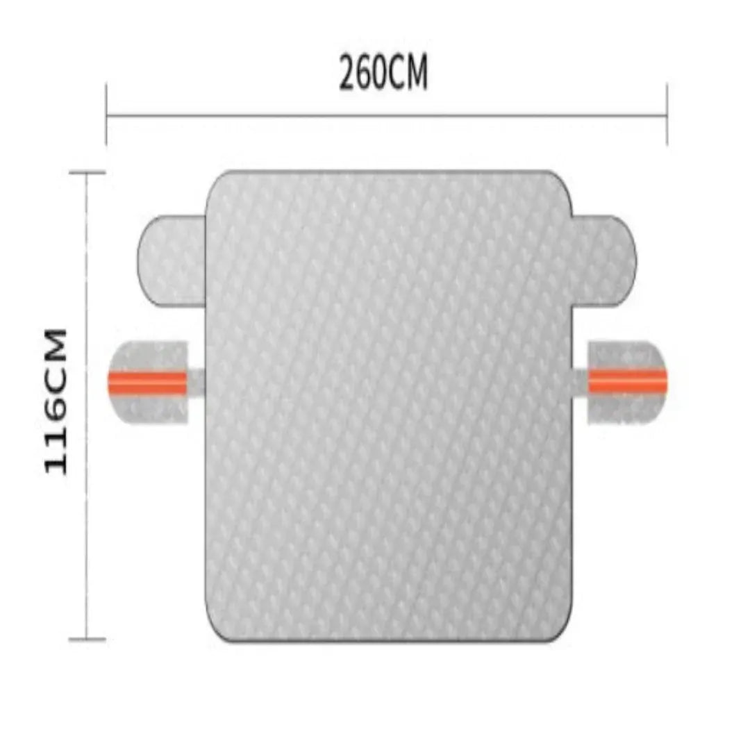 Magnetic Car Windshield Cover - All Weather Snow & Ice Protection Shield