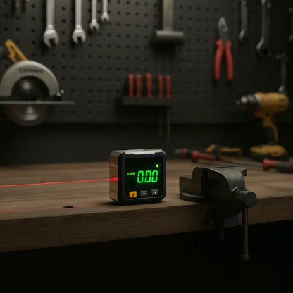 Magnetic Digital Laser Angle Gauge Measuring Tool
