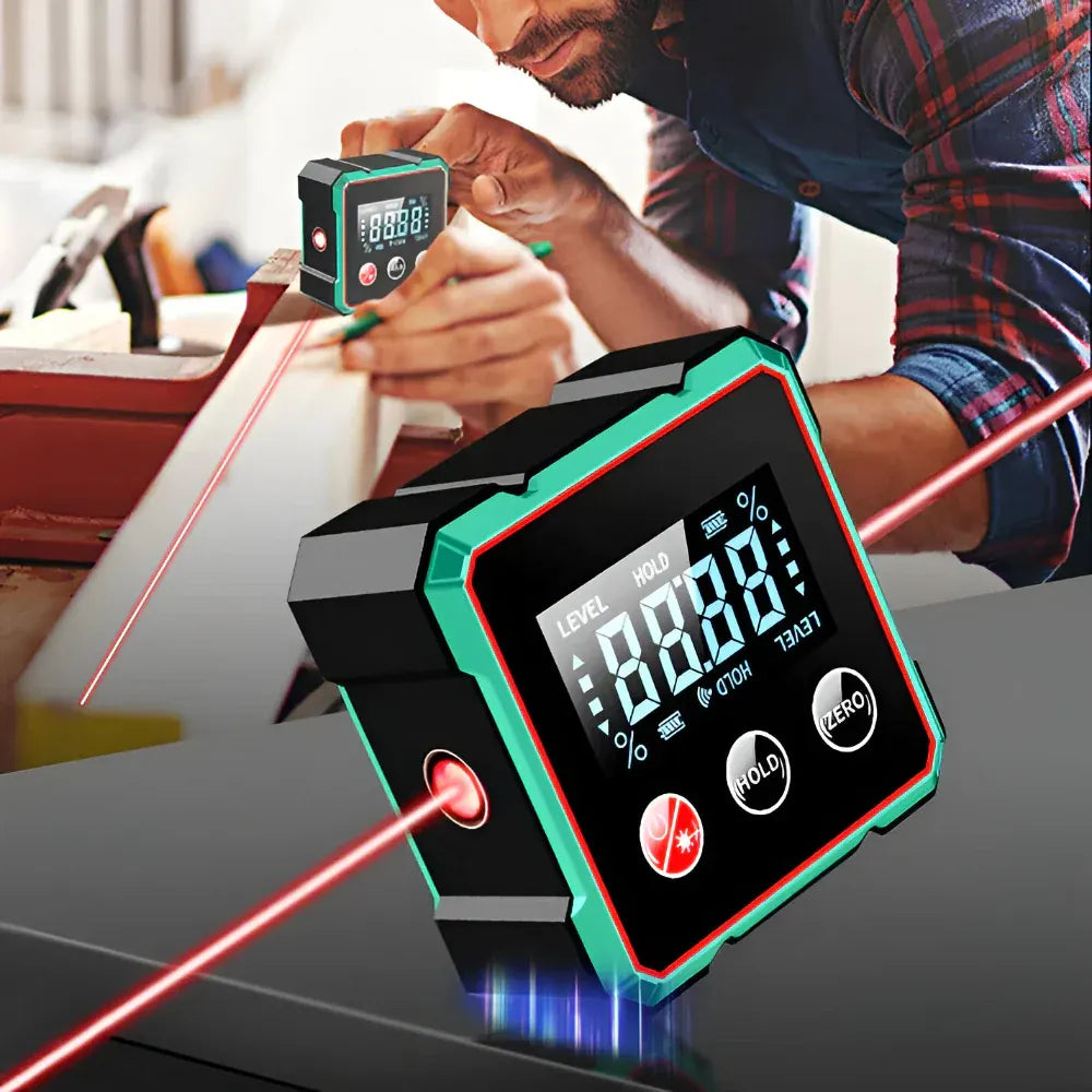 Magnetic Digital Laser Angle Gauge Measuring Tool