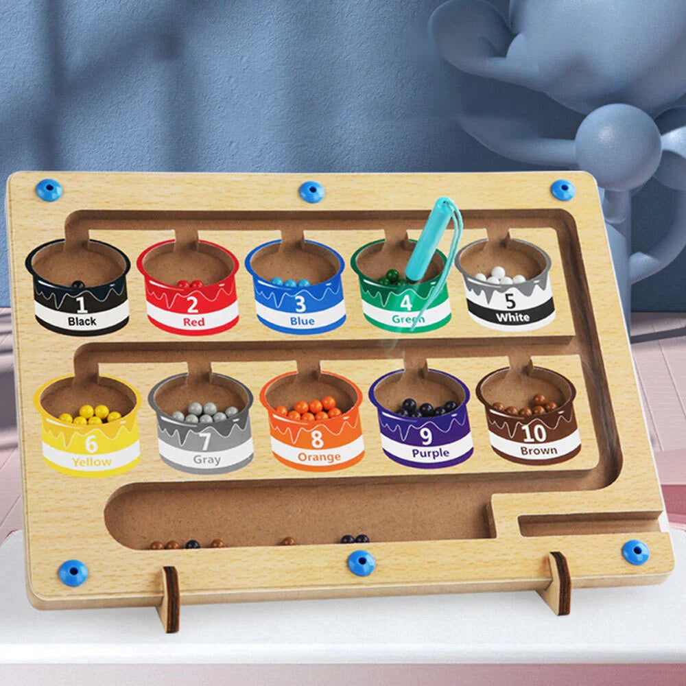 Magnetic Maze Puzzle Board for Toddlers Learning Game