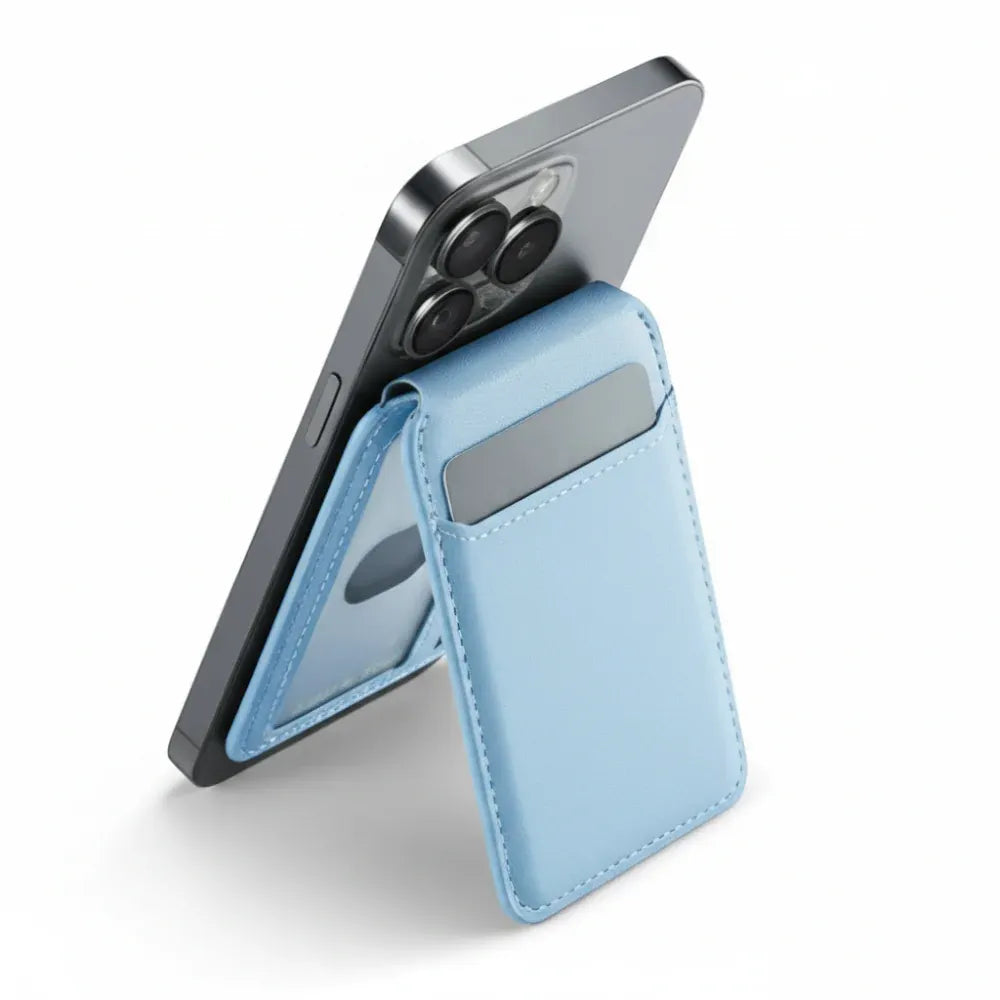 Magnetic Phone Card Holder with Find My Tracking Stand