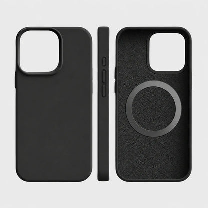 Magnetic Silicone Phone Cover with Wireless Charging Support