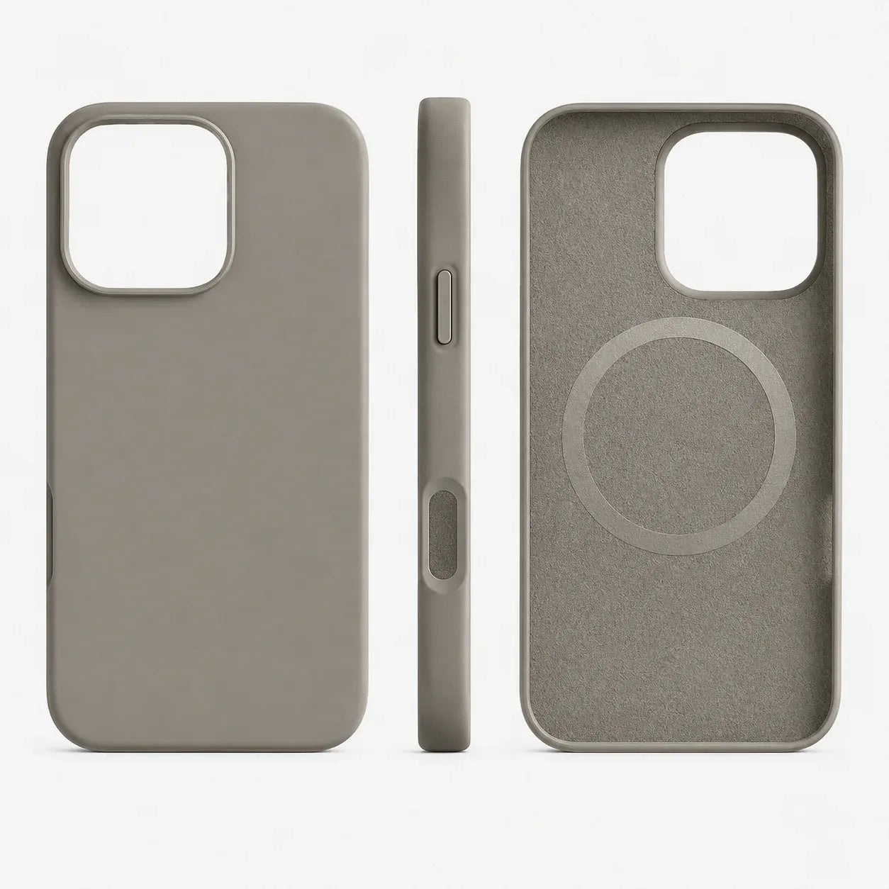 Magnetic Silicone Phone Cover with Wireless Charging Support