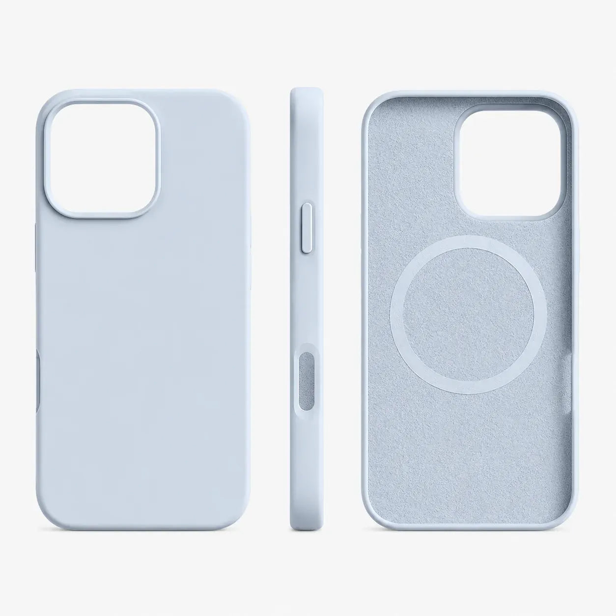 Magnetic Silicone Phone Cover with Wireless Charging Support