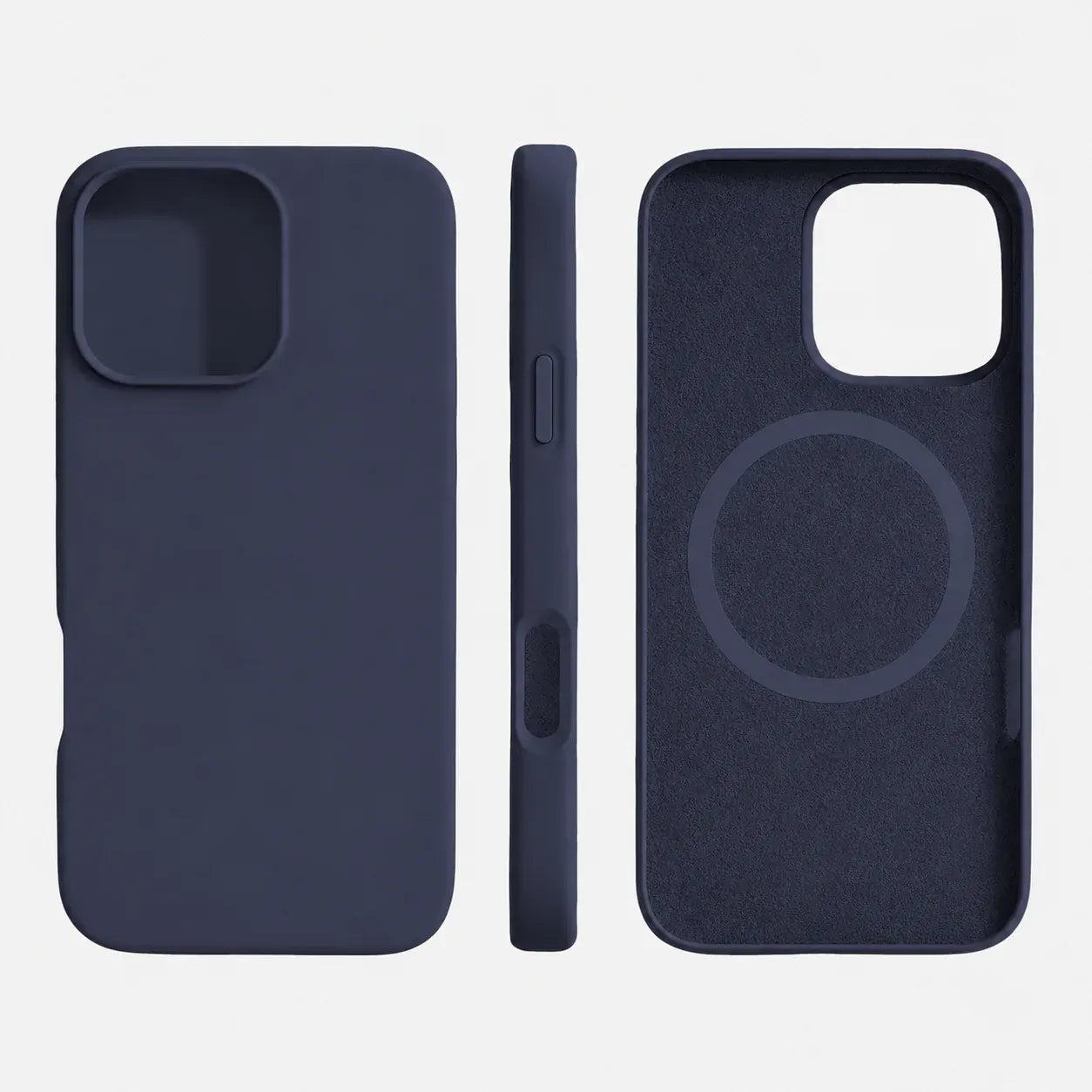 Magnetic Silicone Phone Cover with Wireless Charging Support