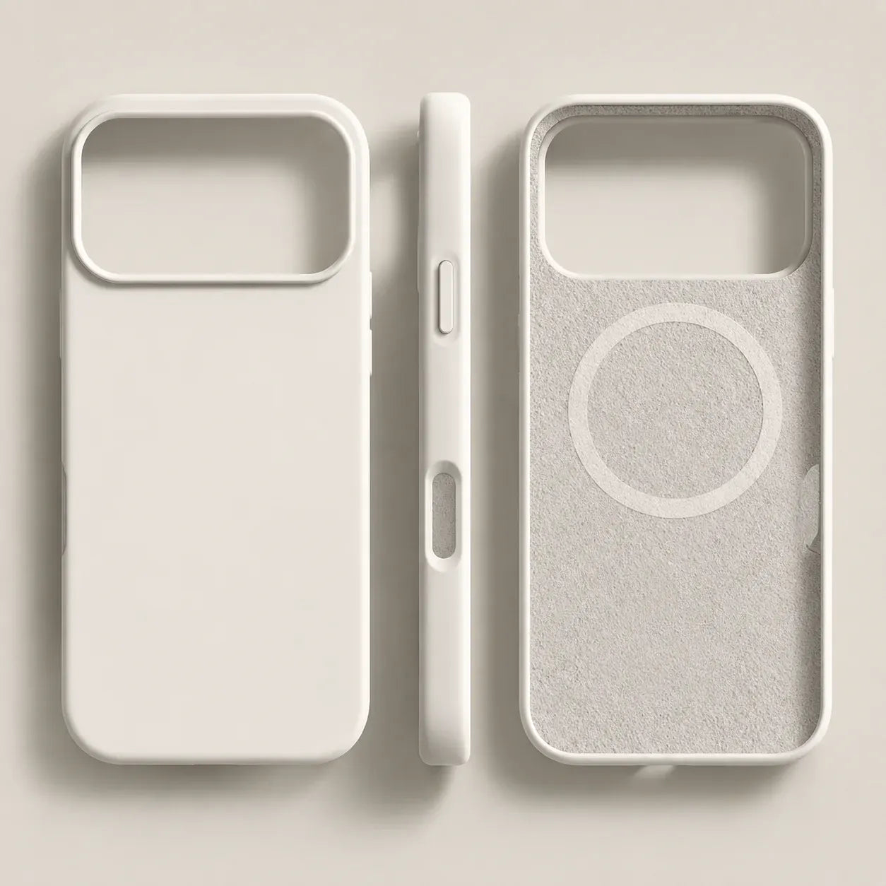 Magnetic Silicone Phone Cover with Wireless Charging Support