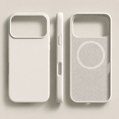 Magnetic Silicone Phone Cover with Wireless Charging Support