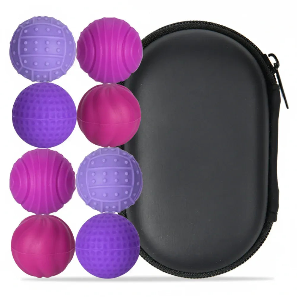 Magnetic Silicone Sensory Fidget Balls Desk Set