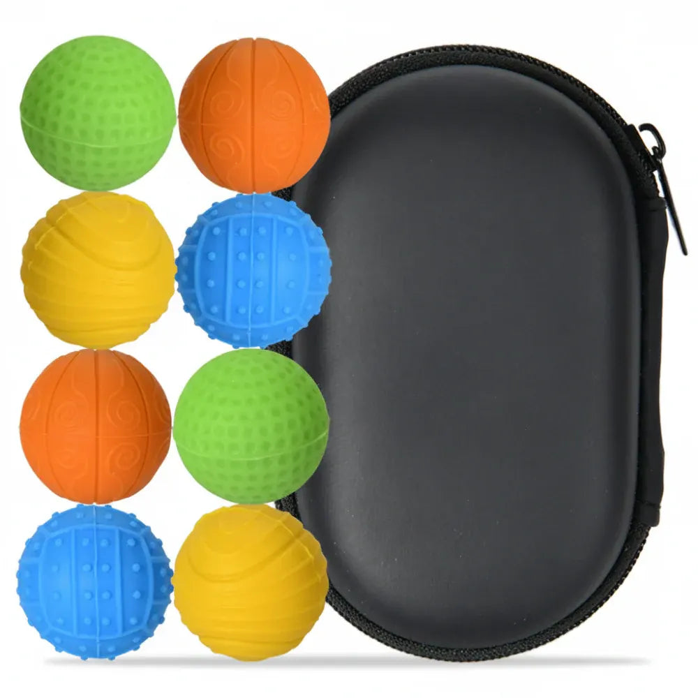 Magnetic Silicone Sensory Fidget Balls Desk Set