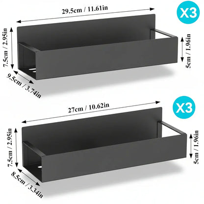 Magnetic Spice Rack Set for Refrigerator Kitchen Storage Organization