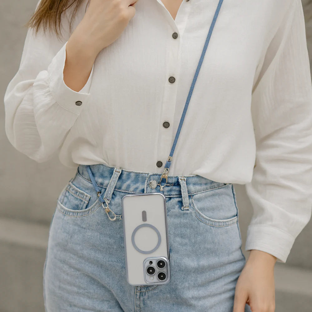 MagSafe Compatible Crossbody Phone Case with Strap Lanyard