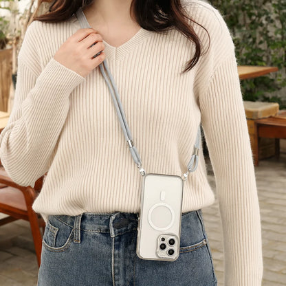 MagSafe Compatible Crossbody Phone Case with Strap Lanyard