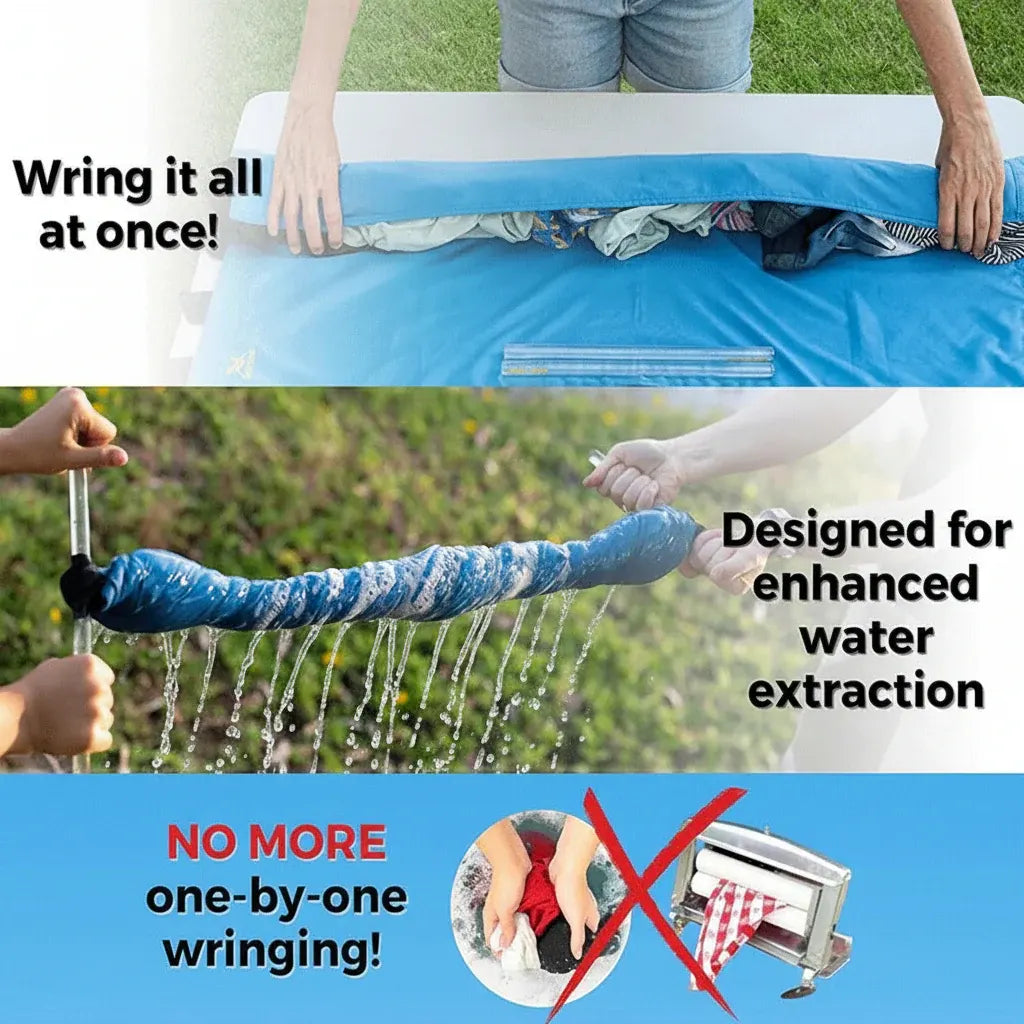 Manual Hand Crank Portable Clothes Wringer for Laundry
