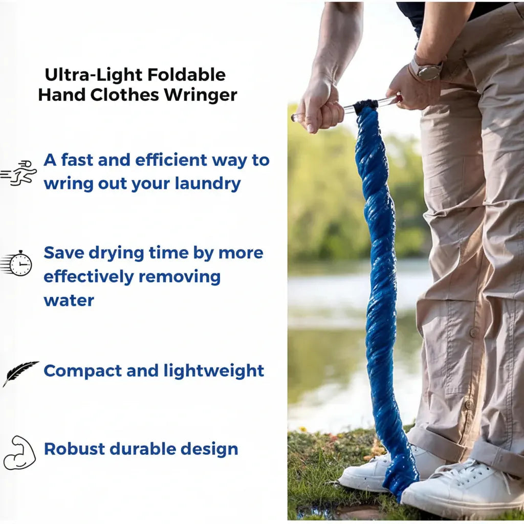 Manual Hand Crank Portable Clothes Wringer for Laundry