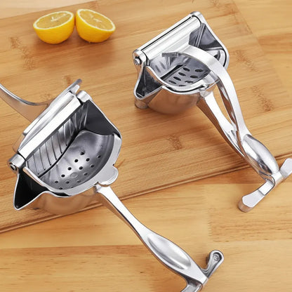 Manual Hand Press Stainless Steel Citrus Juicer for Fresh Juice