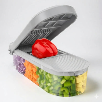 Manual Vegetable Cutter & Food Prep Chopper Set