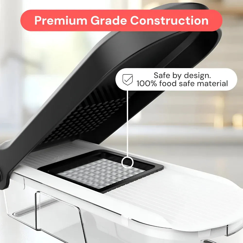 Manual Vegetable Cutter & Food Prep Chopper Set