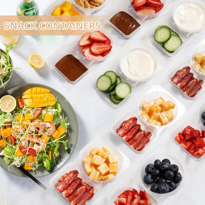 Meal Prep Food Storage Containers with Lids for Snacks