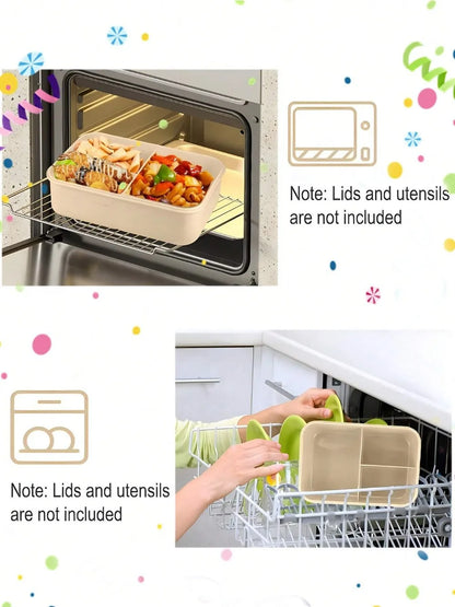 MealMate Bento Lunch Box with Utensils – 4-Compartment, Leak-Proof Design