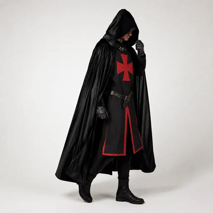 Medieval Knight Cape Cosplay Costume for Halloween