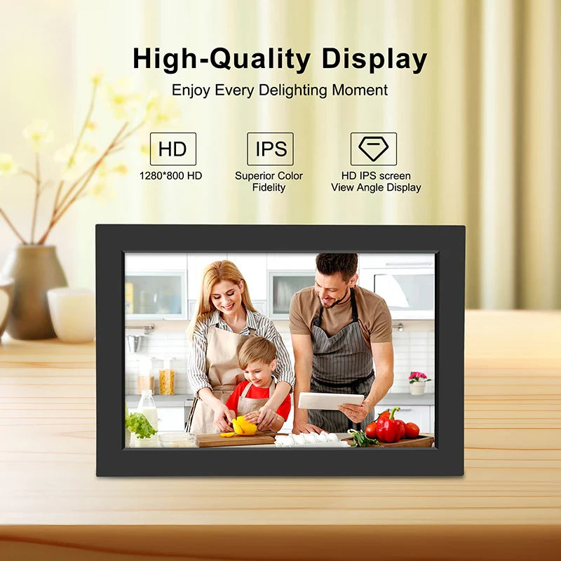 Memora WiFi Digital Photo Frame - IPS HD Touchscreen Display, 32GB Storage