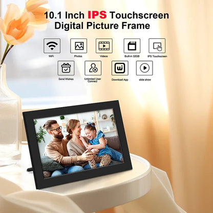 Memora WiFi Digital Photo Frame - IPS HD Touchscreen Display, 32GB Storage