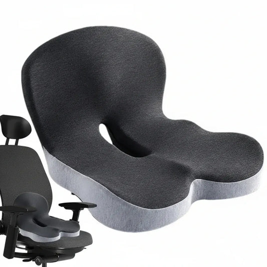 Memory Foam Chair Pad with Back Support Seat Cushion