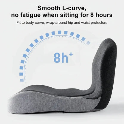 Memory Foam Chair Pad with Back Support Seat Cushion
