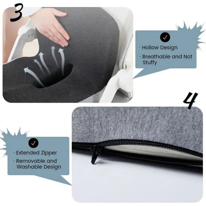 Memory Foam Office Chair Seat Cushion for Comfortable Posture Support