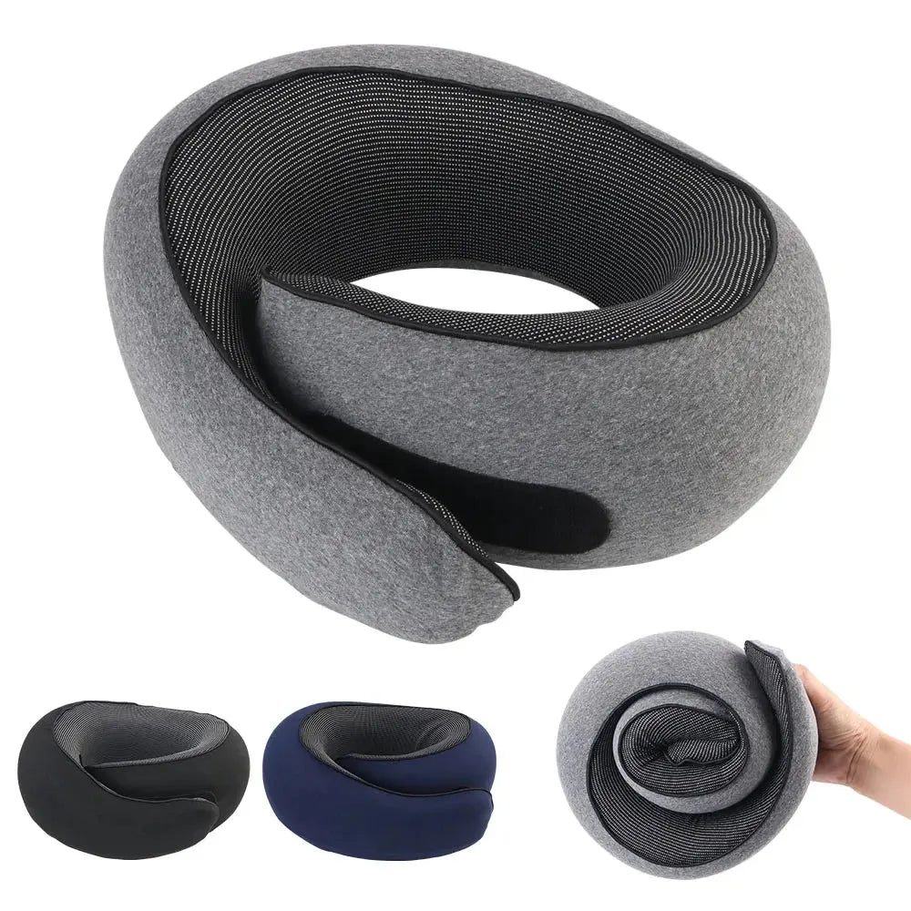 Memory Foam U-Shaped Travel Neck Support Pillow