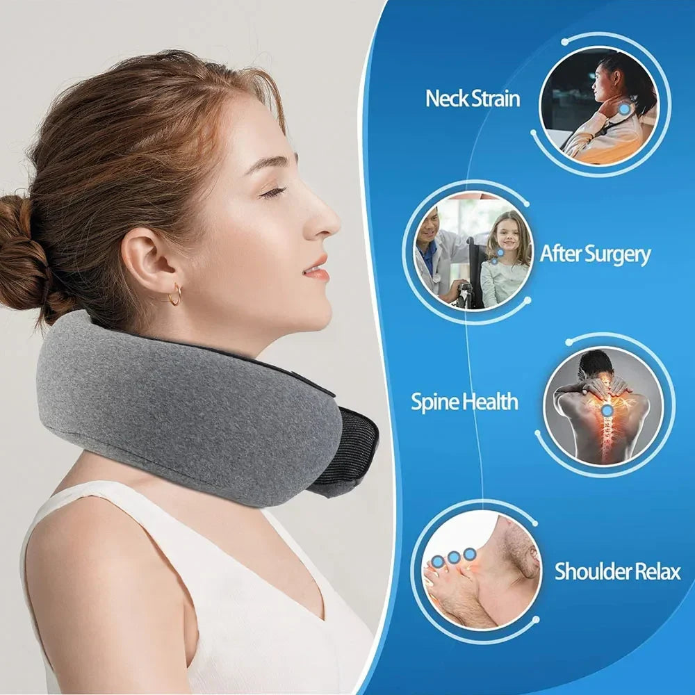 Memory Foam U-Shaped Travel Neck Support Pillow