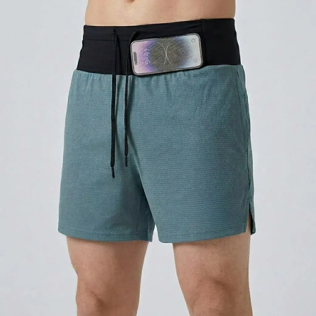 Men's Athletic Marathon Running Shorts with Pockets for Training
